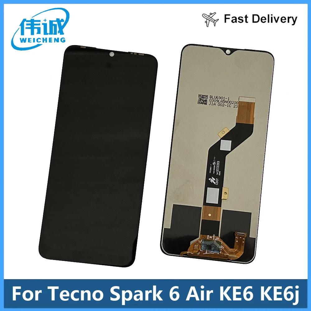 Tecno Spark 6 Air LCD ÷̿ ġ ũ Ÿ , 7.0 ġ  Ƽ, Tecno Spark6 Air KE6 KE6j